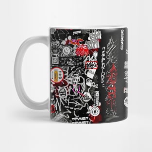 Street Graffiti Tag Stickers NYC Mug